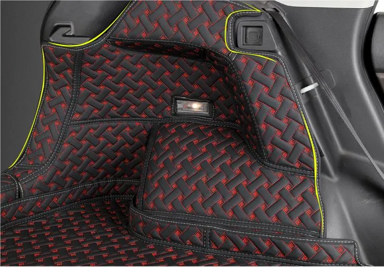 All Weather Customized Universal Leather 3D 5D Car Trunk Mats