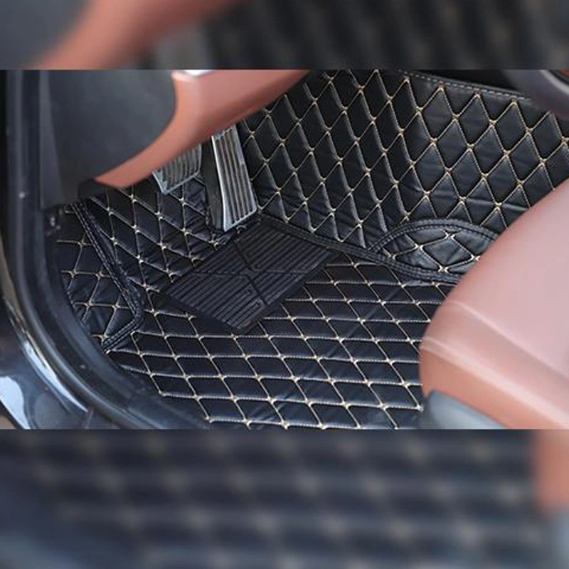 Floor Mats Leather Carpets Heated Right Hand Drive 3D Custom Universal for Automotive Interior PVC Luxury Rubber All 5D Car Mat