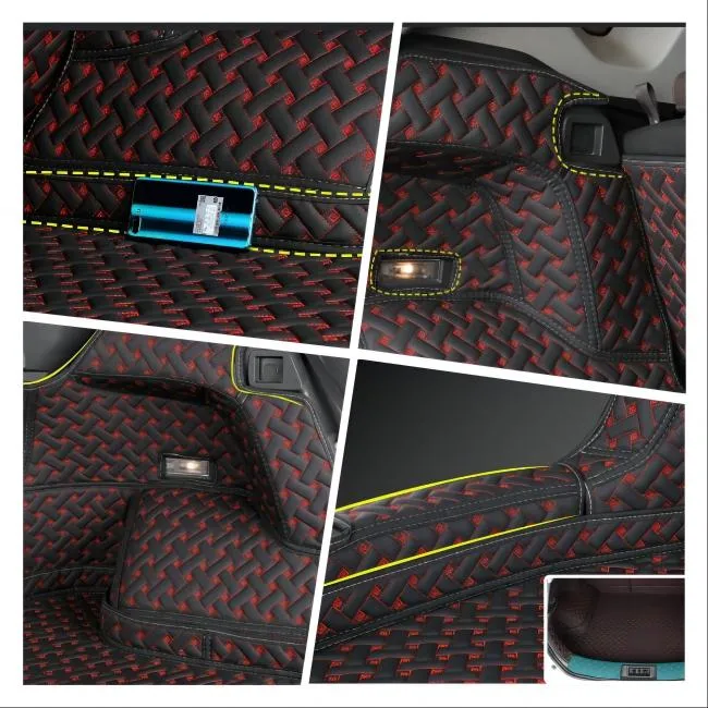 Brand New Design Leather Car Trunk Floor Mat 7D Car Trunk Mat