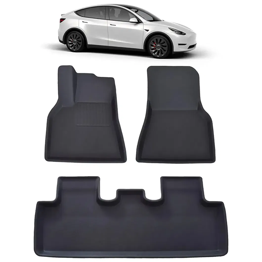 3D All-Weather Car Floor Mats Liner Customized for Tesla Model Y