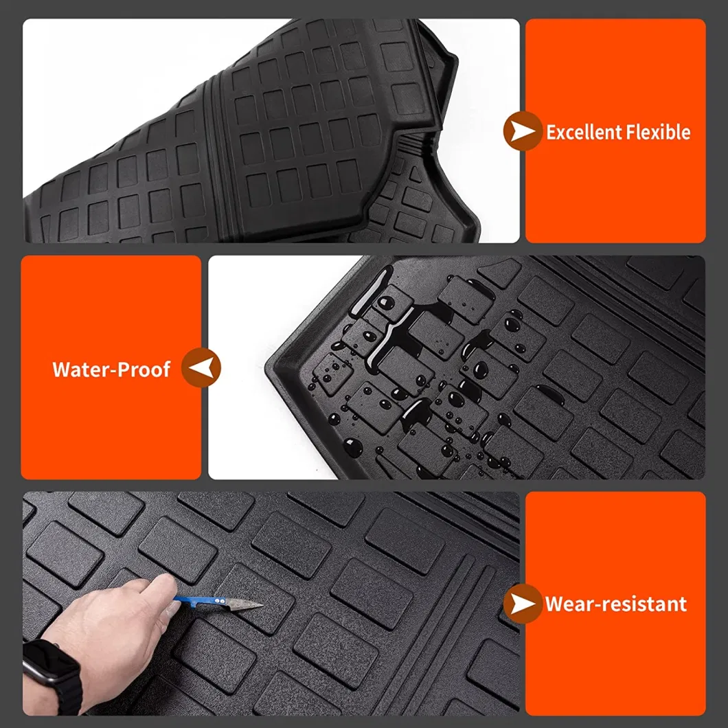 High Quality TPE Car Trunk Mat Fit 2012-2016 Honda CRV Cargo Mat