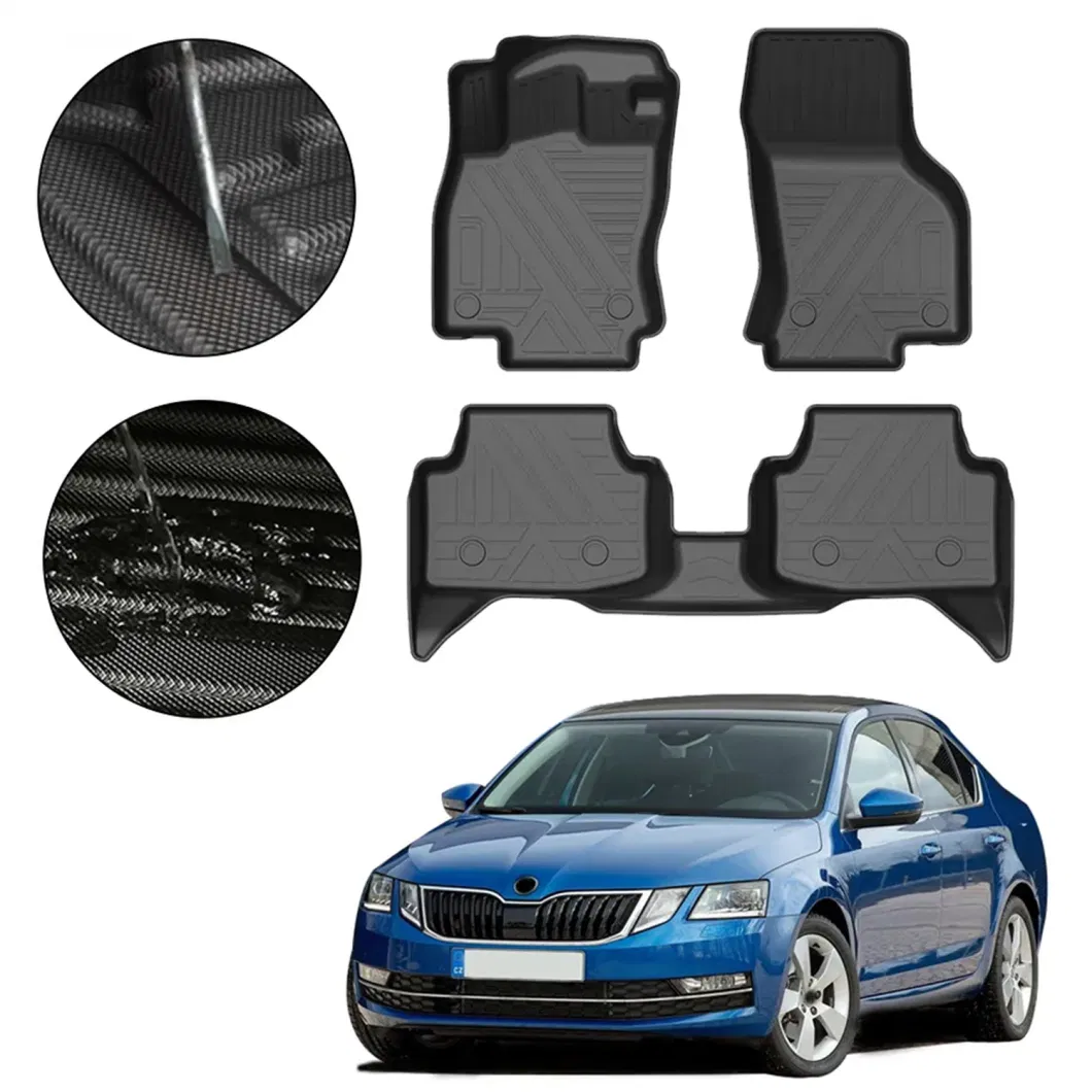 OEM for S-Koda Octavia 2015 Car Waterproof Non Slip Floor Mat