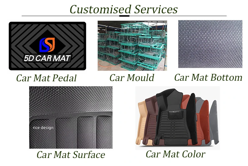 PVC Custom Car Floor Mats Car Carpet Full Coverage All Weather Protection Anti-Slip Leather Car Mats