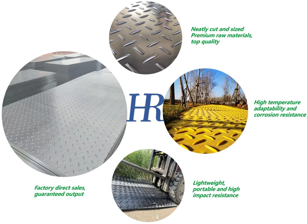 Environmentally Friendly 100% Recyclable HDPE Ground Protection Mat