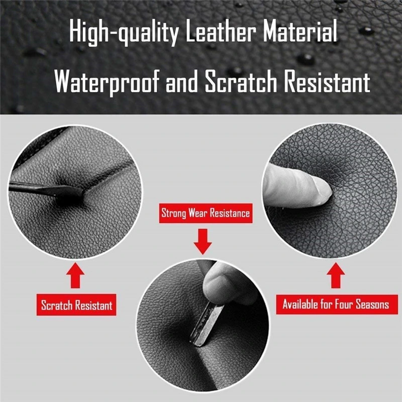 High Quality Car Interior PVC Leather Materials for Sofa Upholstery Embroidery Leather 6mm Foam