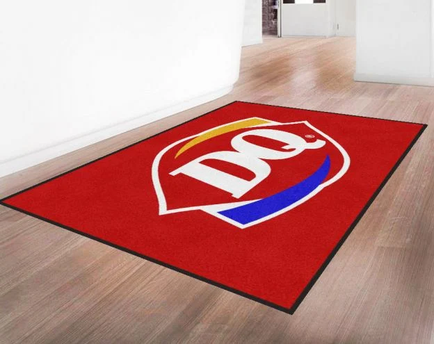 Promotinal Custom Printed Logo Doormats Custom Logo Vechile Rugs Floor Mats Custom Made Tradeshow Event Rug Custom Logo Car Vehicle Mat