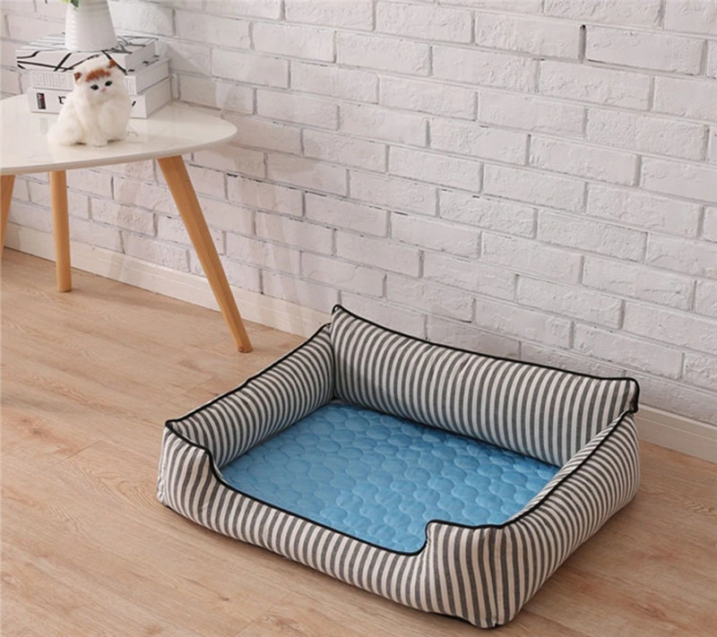 Dogs Cat Pad Blanket Sofa Breathable Cooling Summer Pet Mat