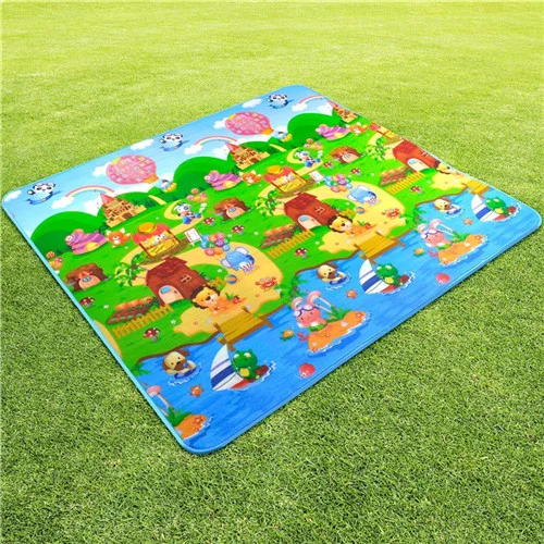 Kids Carpet Playmat Rug Fun Carpet City Map for Hot Wheels Track Racing and Toys