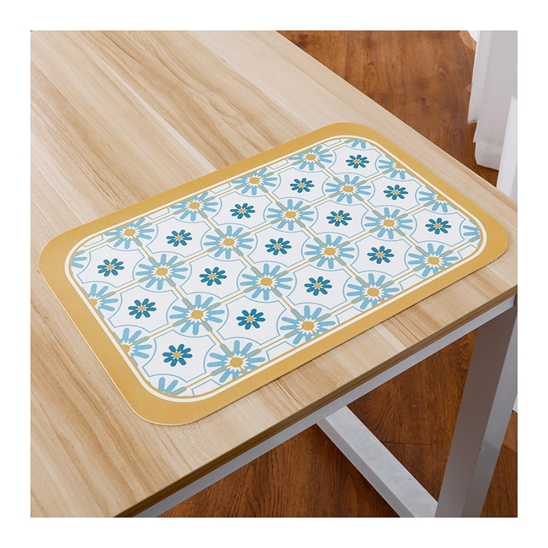 Placemat PVC Restaurant Placemats Quality Wholesale Mats Top Personalized Colorful Cheap Vinyl Woven Plaid Custom Cup Table Mat