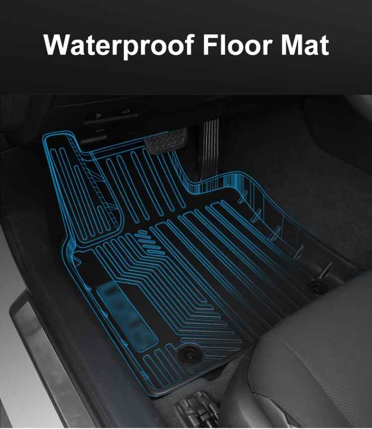 All-Season Protection Car Mats for Volkswagen Polo 2014+ TPE Waterproof Floor Mats Custom Dustproof Rubber Carpet Car Foot Mat