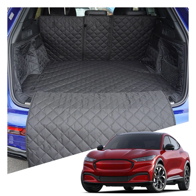 Car Waterproof Dog Trunk Seat Cover Car Floor Mat with Side Pet Cargo Cover Liner for Ford Mustang Mach-E 2021