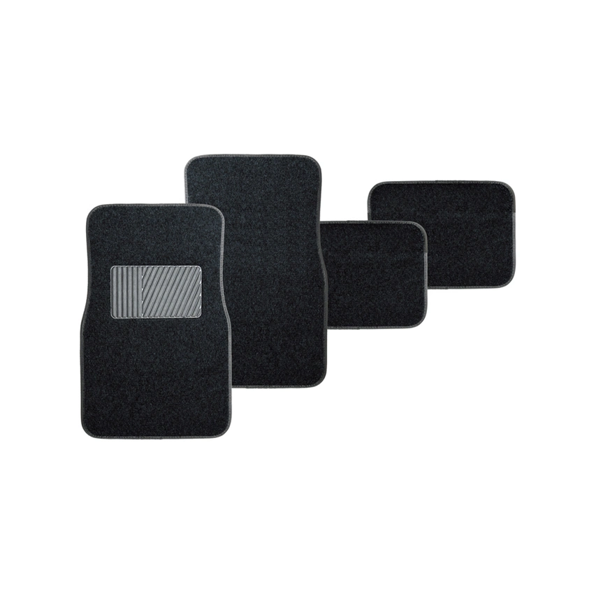 4 Piece Universal Carpet Mats Floor, All-Weather Protection for Car, Sedan, Suvs All Vehicles Accept Custom