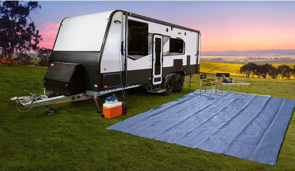 RV Camper Awning Mat Outdoor All Weather Floor Mating RV Mat 3*3