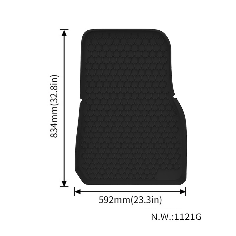 Factory Direct Sales Double-Deck Hard Wearing TPE Rubber Car Floor Mats Carpet