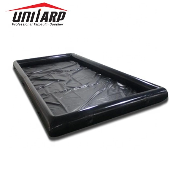 Waterproof PVC Coated Tarpaulins 1000d*1000d Carage Floor Mat for Car Wash.