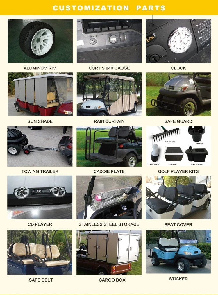 Wholesale 4 Seat Dune Buggy Golf Cart Electric Cars SUV Beach Buggy Car Flip-Flap Rear Seat