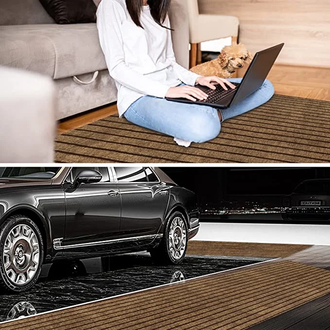 Car Patio Outside Used Customized Size and Shape Seven Striped Door Mat