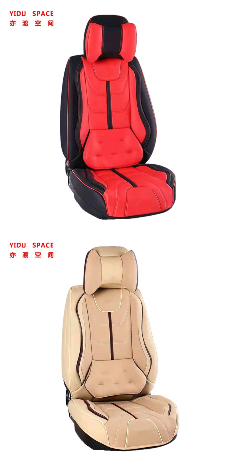 Car Accessories Car Decoration Seat Cushion Universal 9d 360 Degree Full Surround Luxury Black PU Leather Auto Car Seat Cover