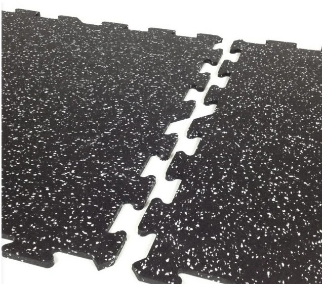 Thick Rubber Exercise Flooring Tiles for Gym