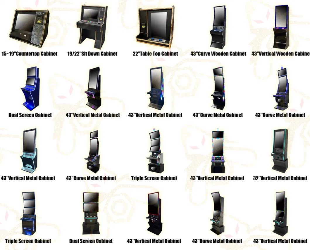 Wholesale Hot Sale 43&quot; Vertical Upright Game Fire Link Online Slot Games Casino Machine