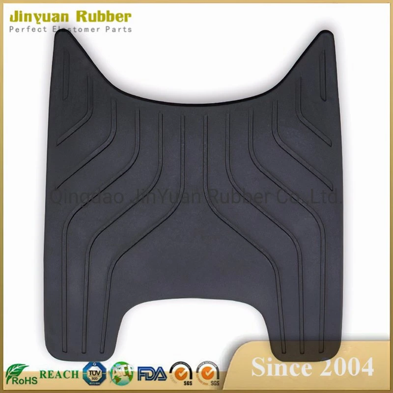 Black NR Rubber Floor Mat Anti Slip Car Foot Mat