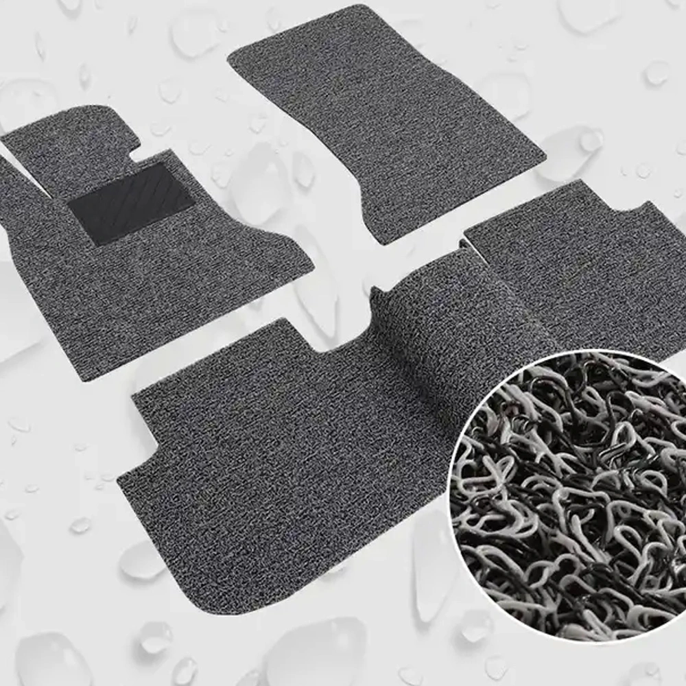 Factory Sale Universal 4-Piece Set of Colored Carpet Car Floor Mats