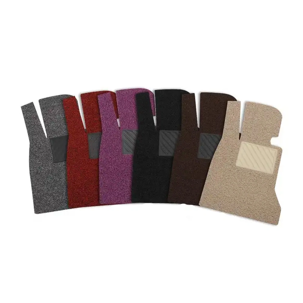 Factory Sale Universal 4-Piece Set of Colored Carpet Car Floor Mats