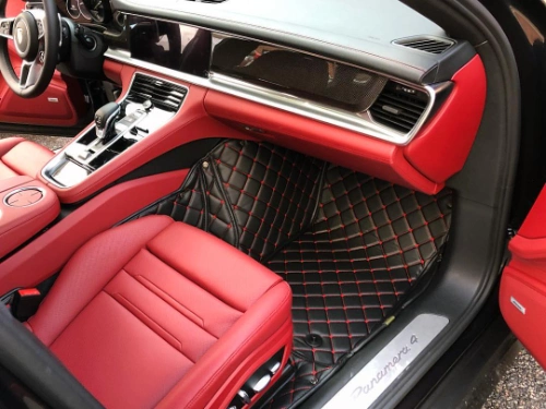 2024 Hot Selling Luxury Leather Custom Car Carpet Type Composite Car Floor Mats, Tell Us Your Car Model