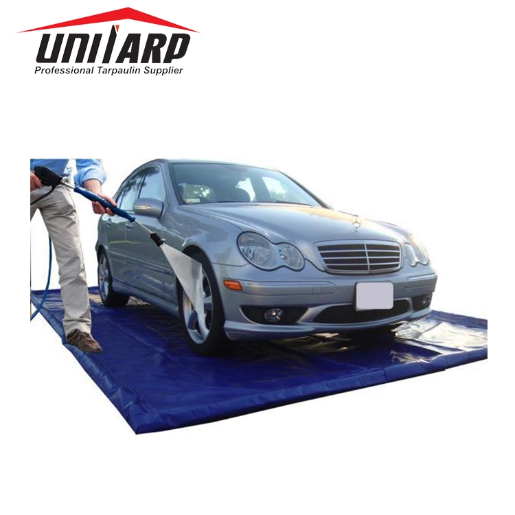 Wholesale 1000d*1000d PVC Vinyl Fabric Car Containment Mat.