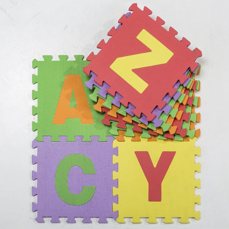 Colorful Wholesale Cheap Price 30X30 60X60 Eco Friendly EVA Foam Puzzle Play Mat for Baby and Children