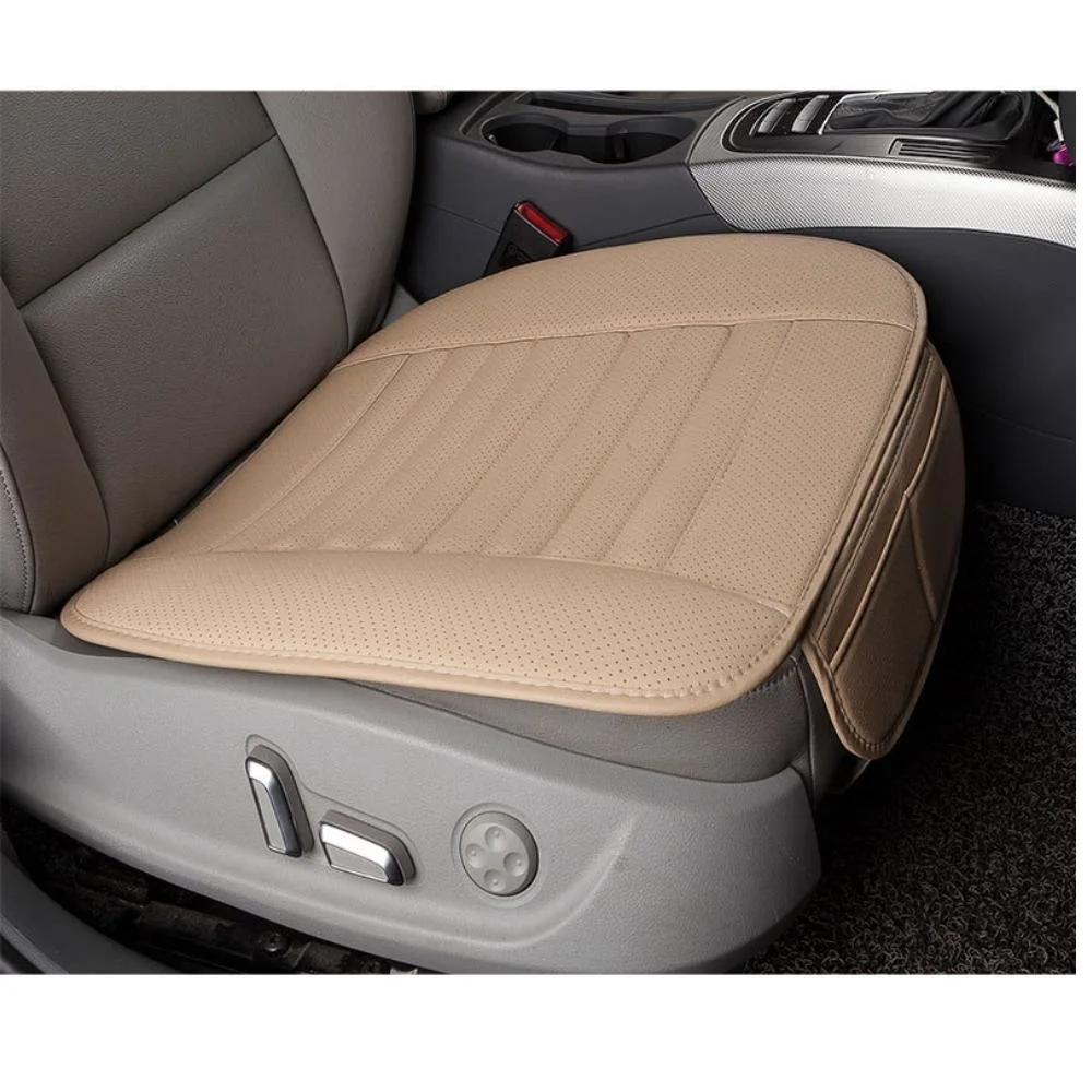 Car Mat Seat Covers Stylish PU Leather Four Seasons Car Seat Cushion Automotive Seat Protector Car Chair Pad Mat Auto Accessories Wyz20368