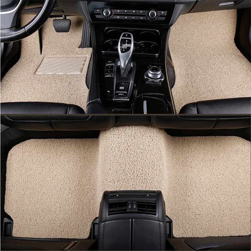 PVC Coil Car Mats with Velcro Backing