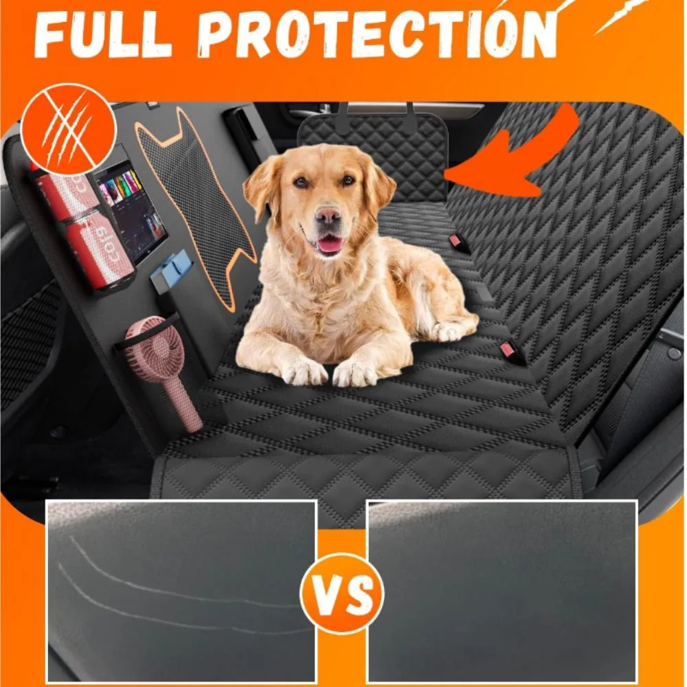 Zipper Design Dog Car Cover for Back Seat for Cars Suvs &amp; Trucks