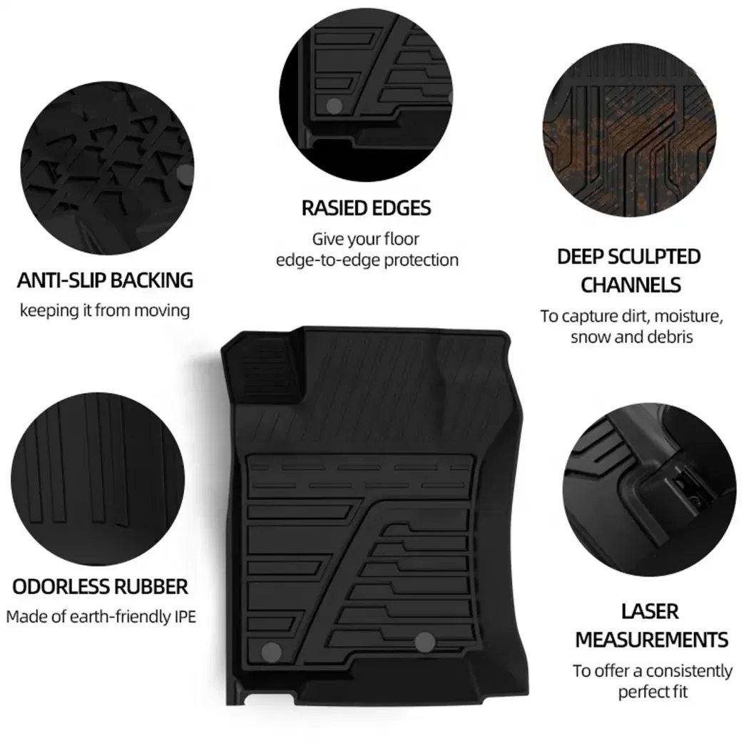 Customized 3D Carpet Car Floor Mats for Toyota 4 Runner 2013+