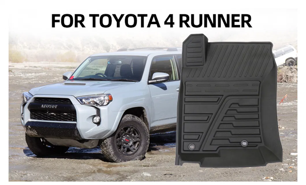 Customized 3D Carpet Car Floor Mats for Toyota 4 Runner 2013+