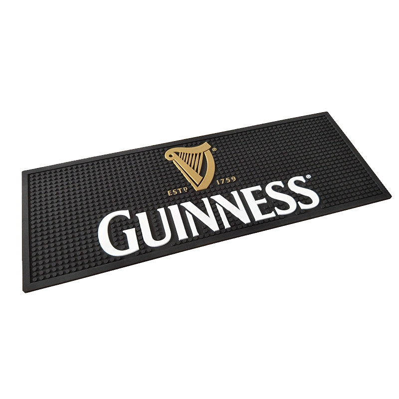 Durable and Stylish PVC Black Rubber Bar Mat