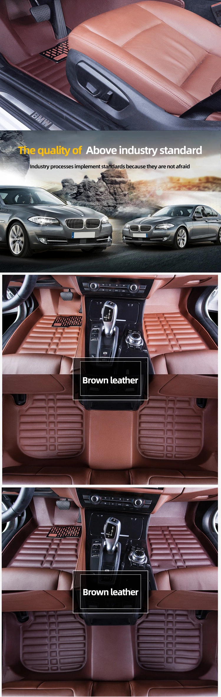 High Quality Custom Auto 5D 7D Car Floor Mat