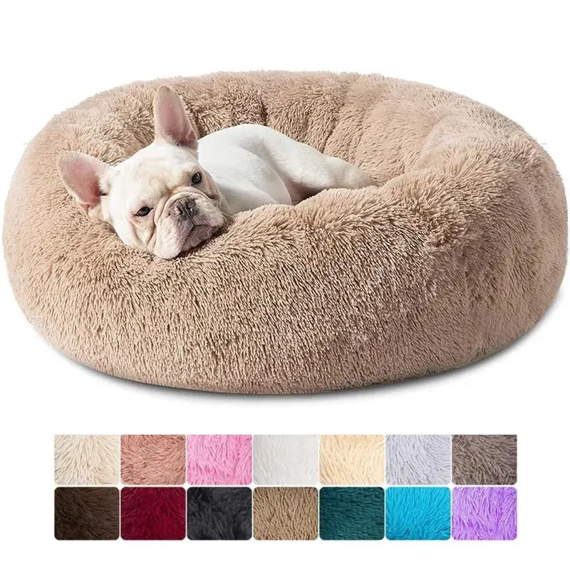 New Design Comfortable Pet Furniture Pet Dog Warm Mat Sofa Round Cat Dog Bed