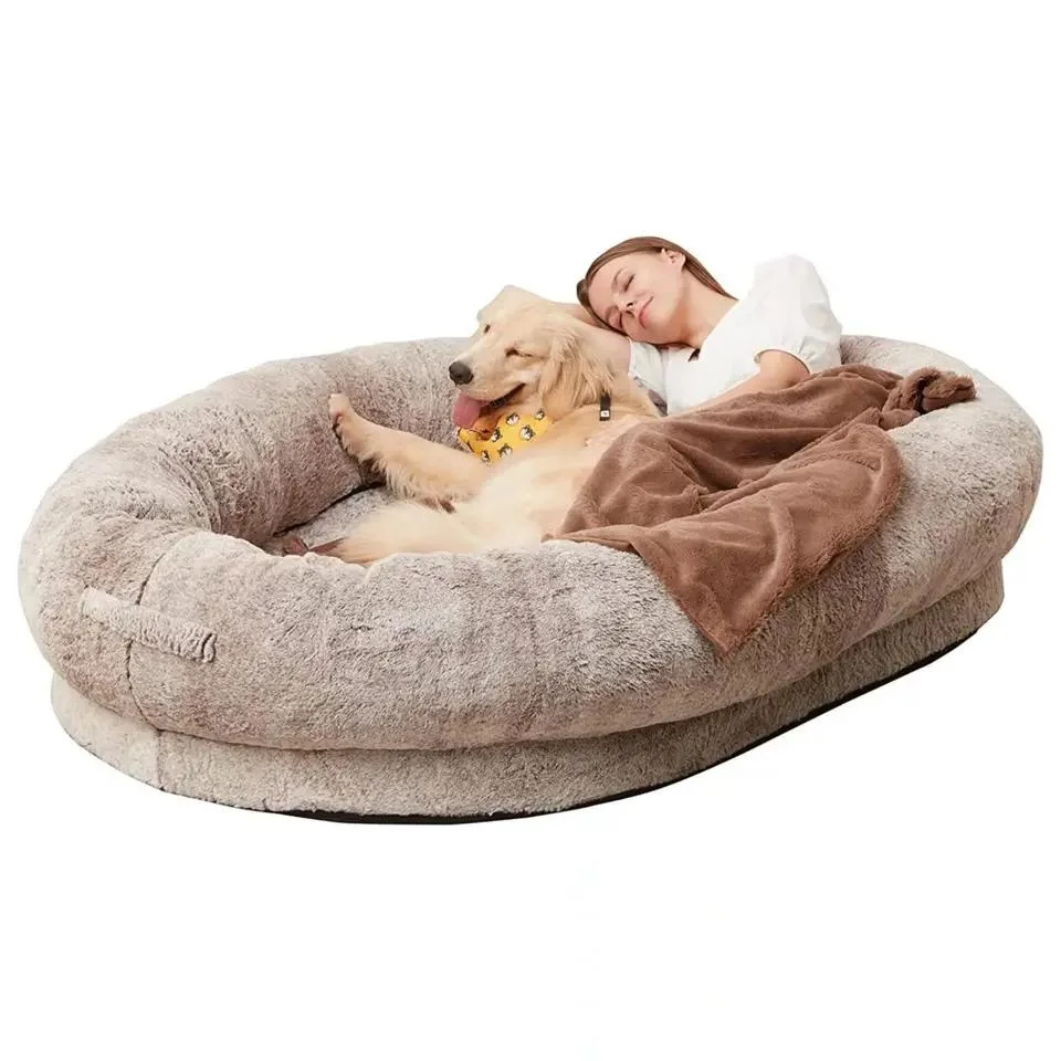 New Design Comfortable Pet Furniture Pet Dog Warm Mat Sofa Round Cat Dog Bed