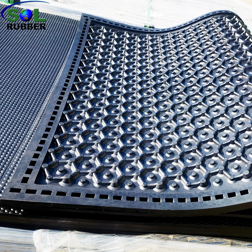 Sol Rubber High Quality Horse Stall Animal or Livestock Cow Mat