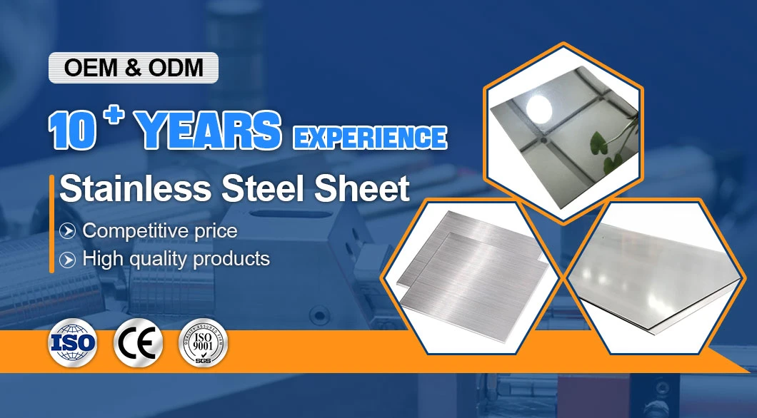 Ba Surface Perforated ASTM SUS 201 A240 304 316 321 904L 2205 2507 Cold Rolled Stainelss Steel Plate/Sheet