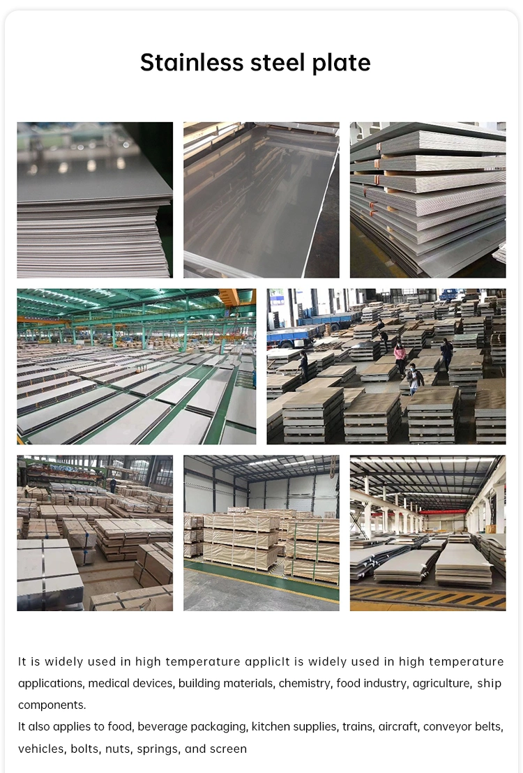 ASTM 6mm SUS 304 316 316L 2205 2507 Duplex Stainless Steel Plate Sheet Price Per Kg