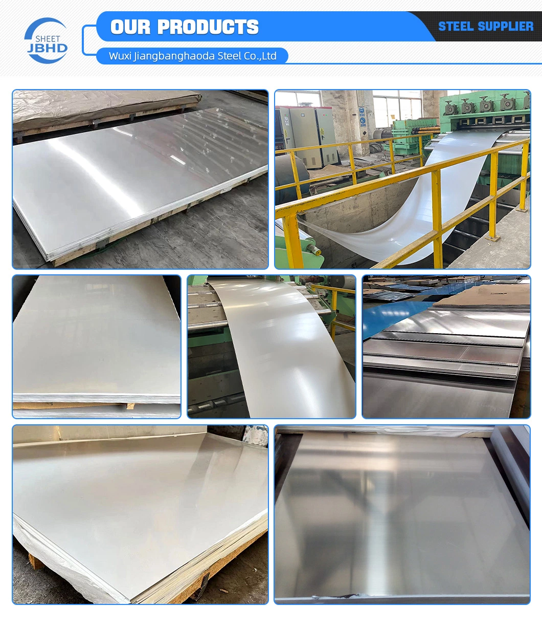 200 Series 300 Series 400 Series Stainless Steel Plate with SGS Certification