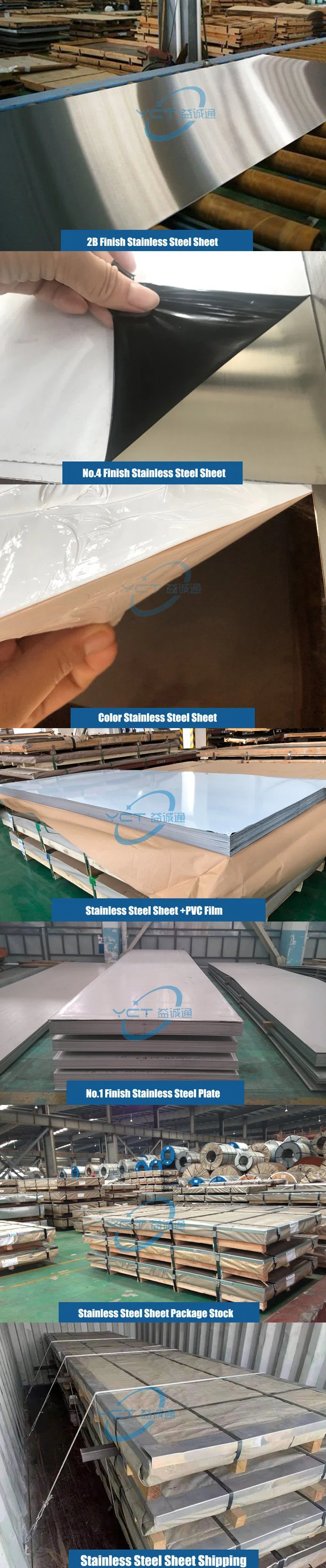 SUS 201 4&prime; X8&prime; Mirror Finish 8K Stainless Steel Sheet/Plate