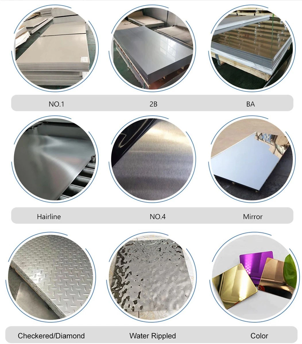 SUS 201 4&prime; X8&prime; Mirror Finish 8K Stainless Steel Sheet/Plate