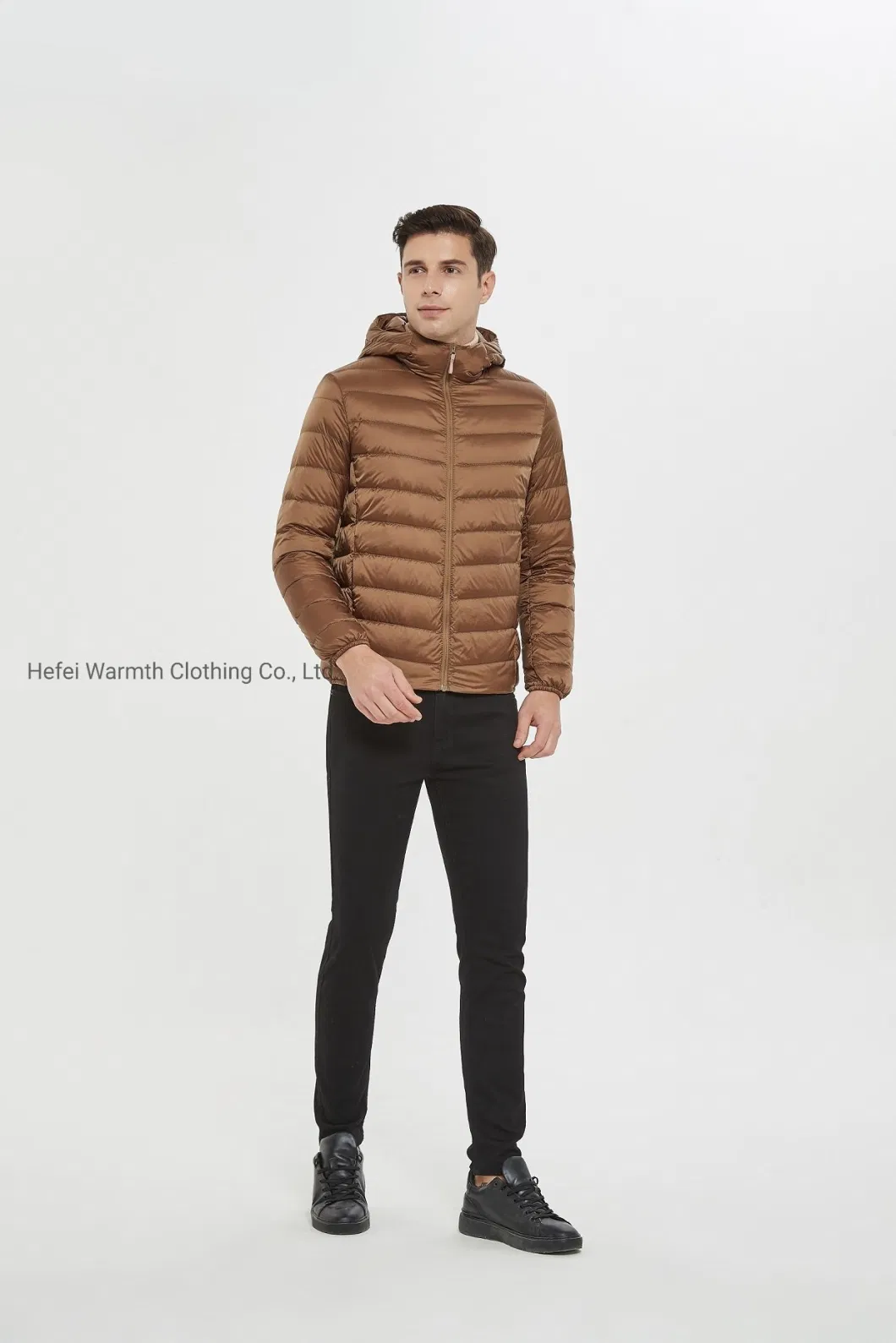 Wholesale Best Quality Promotional Fashion Shiny Winter Coat Men Puffer Down Jacket