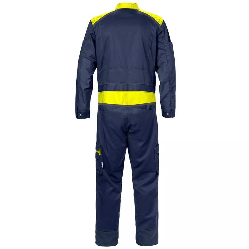 OEM Customized Engineering Visible 100 Cotton Anti-Static Labor Oil Gas Working Jacket Bib Pants Factory Traffic Overall Workwear