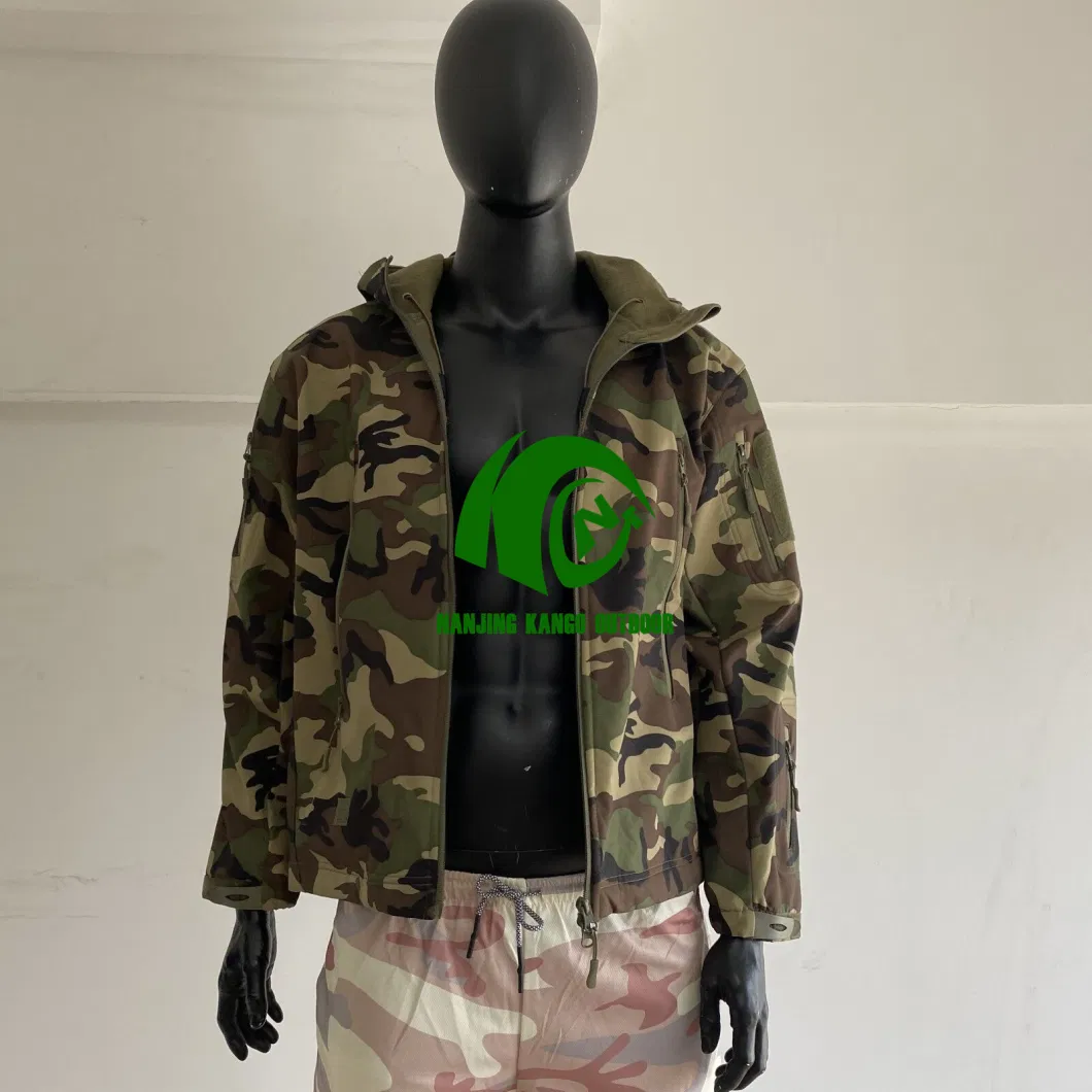 Kango Softshell Tactical Waterproof Shark-Skin Jacket Army Uniform Military Factory Direct Sale Hunting Military Clothing Military Combat Jacket