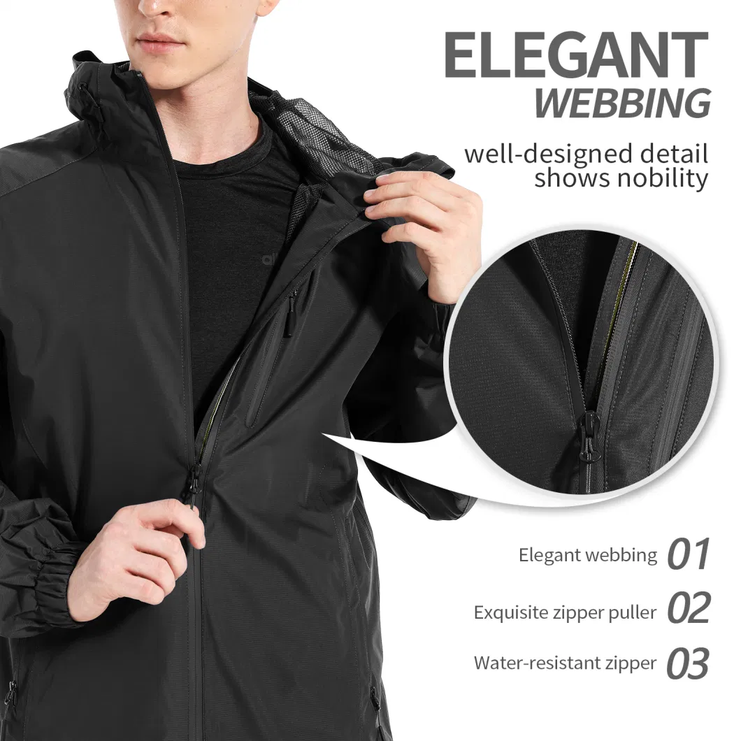 Wholesale Custom Men&prime; S Outdoor Windproof/Waterproof Softshell Jacket