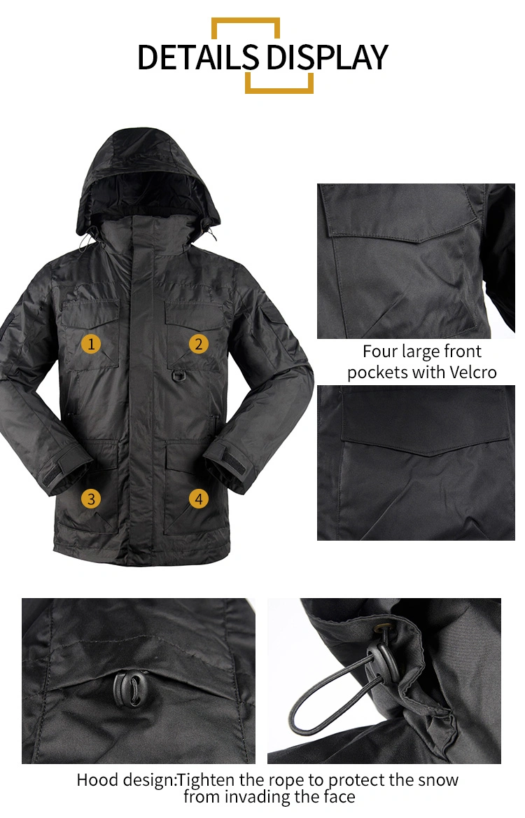 Wholesale Outdoor 3 in 1 Hard Shell Hiking Waterproof Mens Jacket